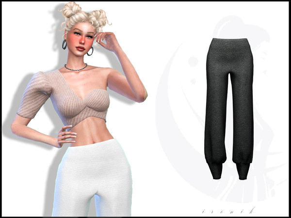 Sims 4 — Baggy Pants by _ironik_ — -3 Colors