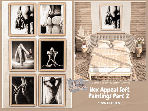 Sims 4 — Hex Appeal Soft Paintings Part 2 by Moniamay72 — Hex Appeal Soft Paintings Part 2