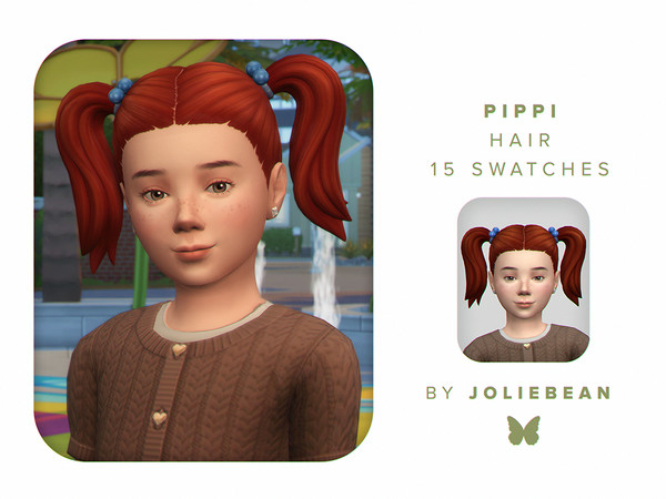 Sims 4 — Pippi Hair by Joliebean — - BGC