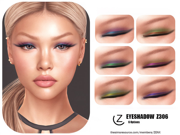 Sims 4 — EYESHADOW Z306 by ZENX — All Age