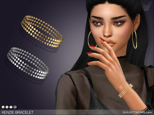 Sims 4 — Kenzie Bracelet by feyona — Kenzie Bracelet comes with 4 swatches