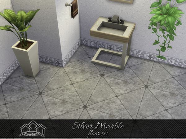 Sims 4 — Silver Marble floor1 by Emerald — Natural marble Stone have an unmatched elegance, quality and durability.(floor