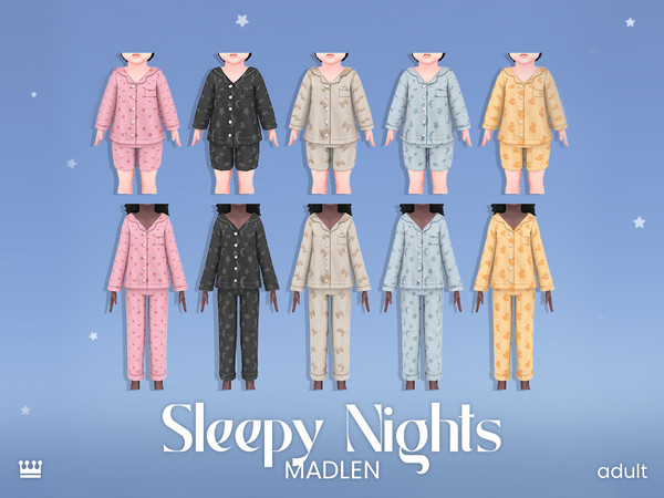Sims 4 — [Madlen] Sleepy Nights Pajama 1 (Infant).package by Madlen — Ready for a night of sweet dreams? Sleepy Nights