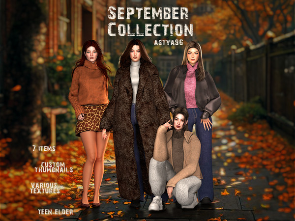 Sims 4 — september collection wool jacket by astya96cc — 7 items
