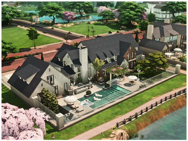 Sims 4 — MM. Family Mansion 13 by Merin_Martini — My Sims 4 lots some are inspired from random pictures that I found on