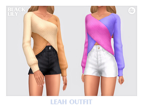 Sims 4 — Leah Outfit by Black_Lily — YA, A, Teen