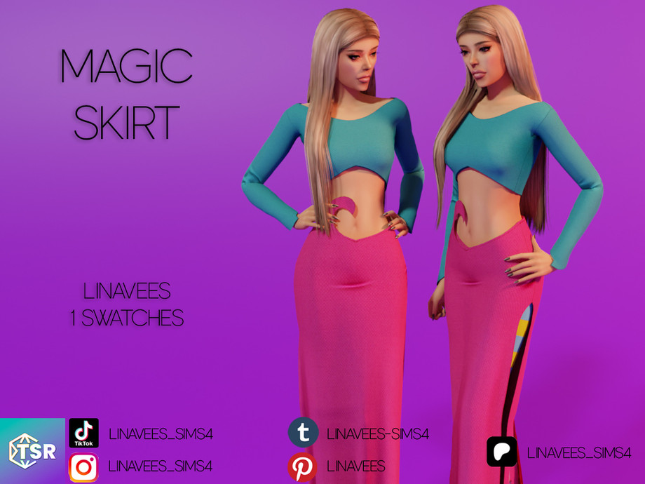 The Sims Resource | CORNELIA - MAGIC SKIRT