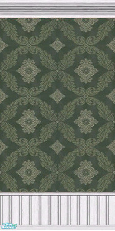 Sims 2 — White Borders Wall Set - Wall 4 by filizk — Modified Maxis wall with white borders in 7 different textures. 