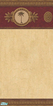 Sims 2 — Fancy Palms Wall Set - Wall 7 by filizk — These extravagant wallpapers are for those sims who wouldn\'t settle