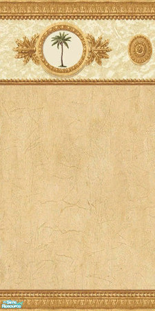 Sims 2 — Fancy Palms Wall Set - Wall 1 by filizk — These extravagant wallpapers are for those sims who wouldn\'t settle