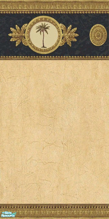 Sims 2 — Fancy Palms Wall Set - Wall 5 by filizk — These extravagant wallpapers are for those sims who wouldn\'t settle