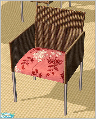 Sims 2 — modern asia dining - B43 Asia Wicker Chair Dark Recol2 by Birgit43 — 