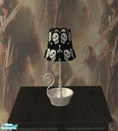 Sims 2 — Pirates Bedroom - Lamp by Riverwillows — A terrific kids room with full pirate theme! By Riverwillows.