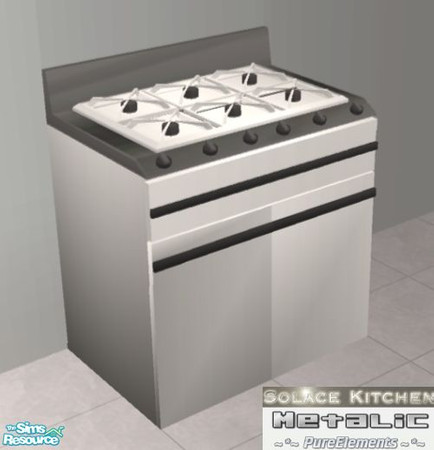 Sims 2 — Sk Metalic - Cooktop by SaeraMaples — Recolor set for the solace kitchen.