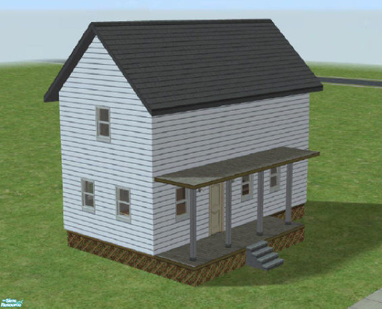 Sims 2 — Taskar House-001 by Kahlida1 — This very old farm house, sitting in a Girl Scout camp here in New England, is