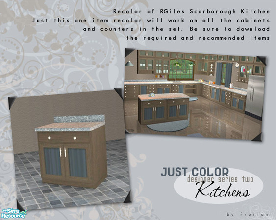 Sims 2 — Just Color Series Two - Kitchen - Counters, Twilight by froilan — Part of the Just Color Series Two Kitchen set.