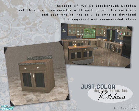 Sims 2 — Just Color Series Two - Kitchen - Counters, Midnight by froilan — Part of the Just Color Series Two Kitchen set.