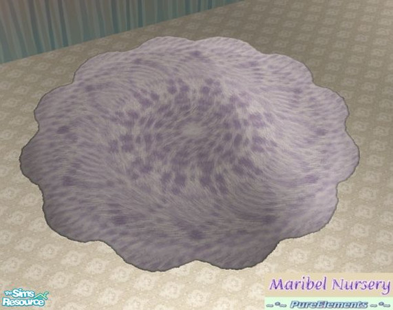Sims 2 — Maribel Nursery - Rug by SaeraMaples — A cute nursery with flowery and light textures.