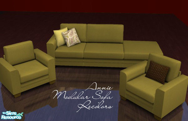 Modthesims2 Couch The Sims Resource | Annie Modular Sofa Recolors