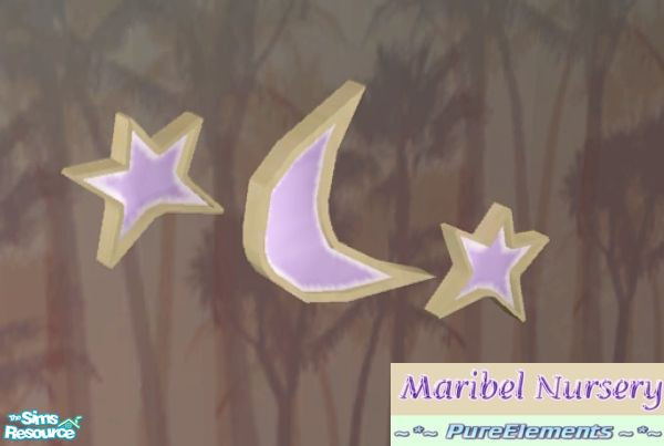 Sims 2 — Maribel Nursery - Paintings by SaeraMaples — A cute nursery with flowery and light textures.