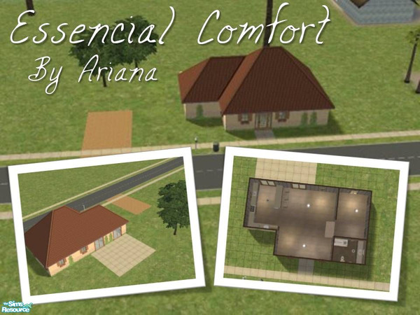 Sims 2 — Essencial Comfort by Ariana31Player — This is my 3rd starter house from my \"Essencial\" series. this