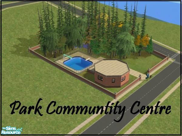 Sims 2 — Park Community Centre by bwoohaha — 