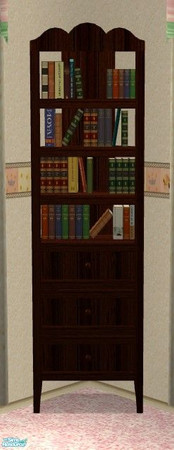 Sims 2 — Faerytale Kid\'s Room - Bookcase by Riverwillows — Cute kid\'s room based on classic faerytale themes. Meshes