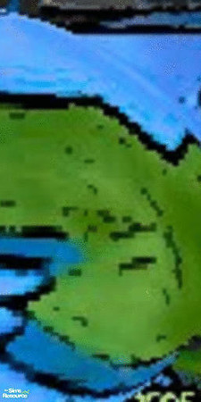 Sims 2 — Finding Elvis Wall Mural 3 of 3 by coaletmerrill — A tribute to Elvis...my pet goldfish. (3 of 3 wallpapers) To