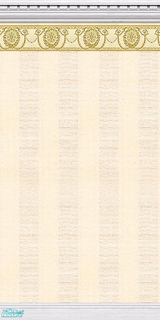 Sims 2 — Silken Elegance Walls - Yellow - 06 by elektra274 — 6 of 10 coordinated wallpapers. Matching floors are also