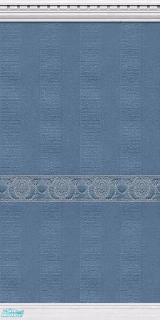 Sims 2 — Silken Elegance Walls - Blue - 06 by elektra274 — 6 of 12 coordinated wallpapers. Matching floors are also