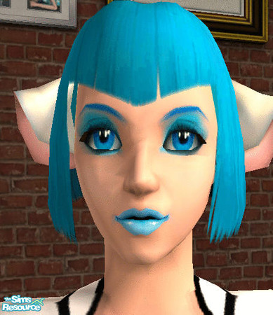 Sims 2 — Neon Blue SHADOW ~Sergeykins332 by Sergeykins332 — Neon Blue Eyeshadow; Matches well with Neon Hair, Neon eyes,