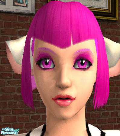 Sims 2 — Neon Pink SHADOW ~Sergeykins332 by Sergeykins332 — Neon Pink Eyeshadow; Matches well with Neon Hair, PINK eyes,