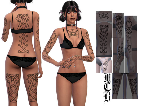 Sims 4 — Doll Face Finger Tattoos by MaruChanBe2 — A tattoo for your cuties.