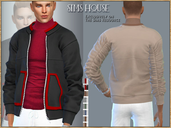 Sims 4 — MEN'S JACKET by Sims_House — MEN'S JACKET