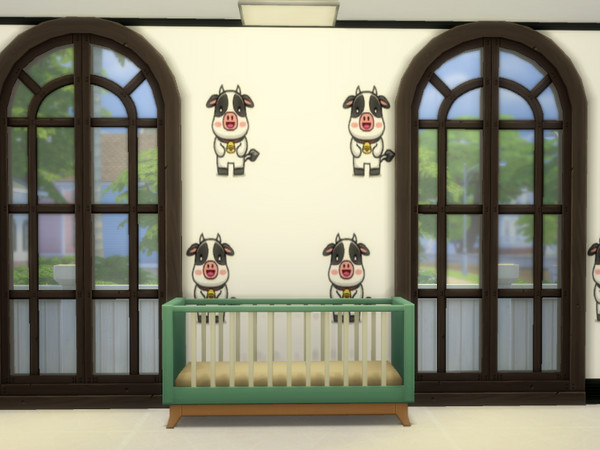 Sims 4 — Wall Petscuttiecow by CarineKitana — Beautiful wall art designs of your pets or children.
