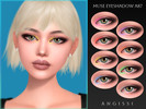 Sims 4 — Muse Eyeshadow A87 by ANGISSI — PREVIEWS MADE USING HQ MOD 8 colors