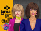Sims 4 — Larysa Hair (80's Things) by GoAmazons — 80s style bob with bangs. Maxis hairstyle for female sims!