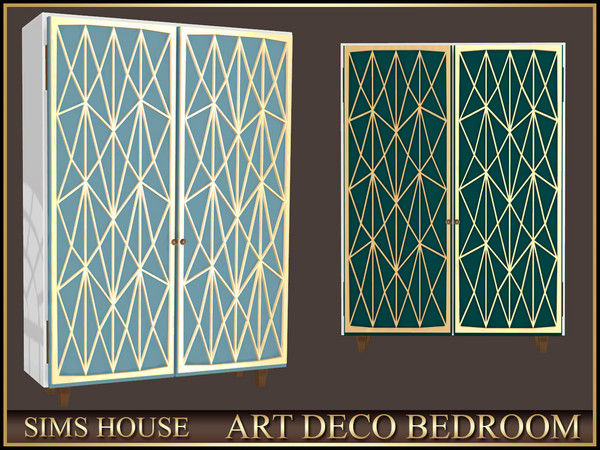 Sims 4 — Sims House WARDROBE | ART DECO BEDROOM by Sims_House — ART DECO BEDROOM