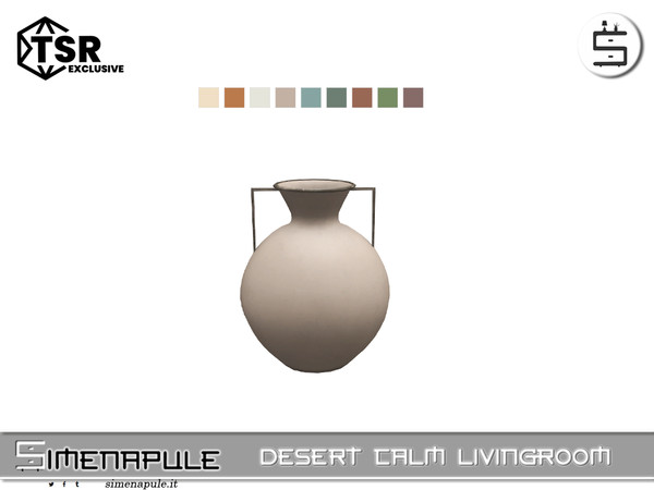 Sims 4 — [SeN4] Desert Calm Livingroom - Vase 2 by Simenapule — Desert Calm LivingroomDesert Calm LivingroomDesert Calm