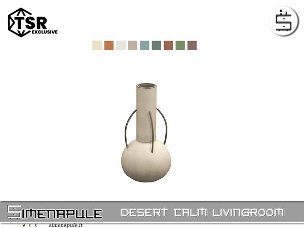 Sims 4 — [SeN4] Desert Calm Livingroom - Vase 3 by Simenapule — Desert Calm LivingroomDesert Calm LivingroomDesert Calm