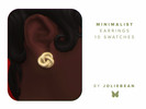 Sims 4 — Minimalist Set - Earrings 3 by Joliebean — - BGC