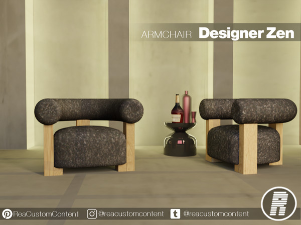 Sims 4 — Designer Zen by reacustomcontent — For Sims who want to sit comfortably while pretending they live in a stress-