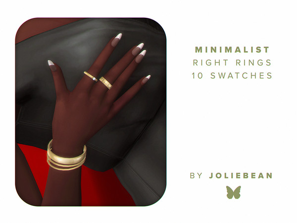The Sims Resource | Minimalist Set - Right Rings