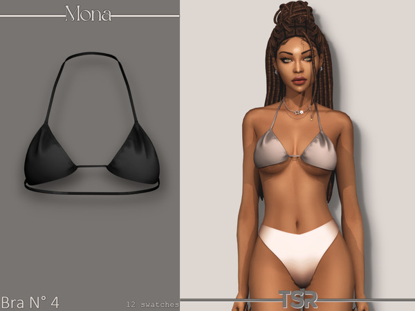 Sims 4 — Underwear bra by Mona — -New mesh-