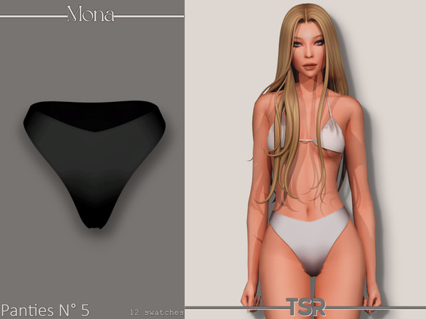 Sims 4 — Underwear panties by Mona — -New mesh-