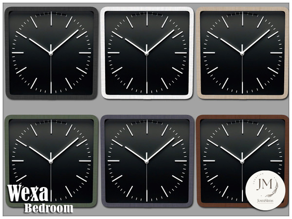 Sims 4 — Jomsims wexa deco clock by jomsims — Modernity, comfort, and clean lines come together in this new Sims 4