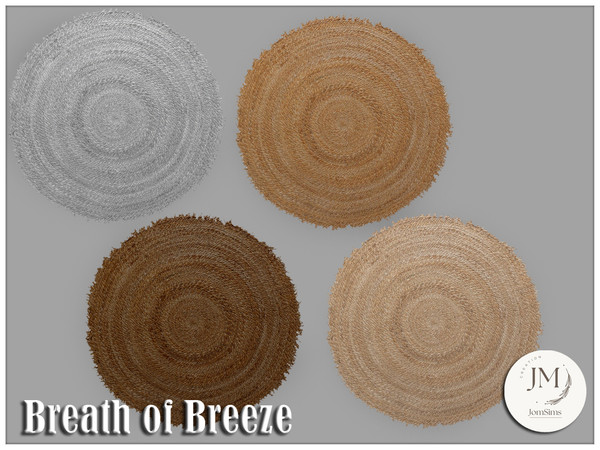 Sims 4 — Jomsims breath of breeze rugs by jomsims — Breath of Breeze for your Sims.