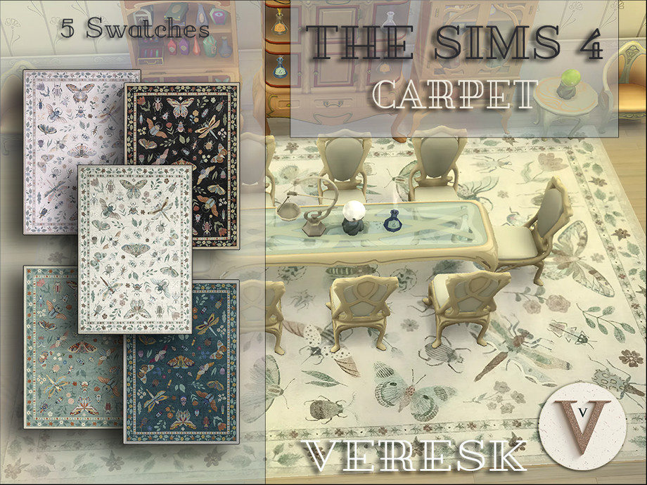 The Sims Resource | [VERESK] Insects Rug