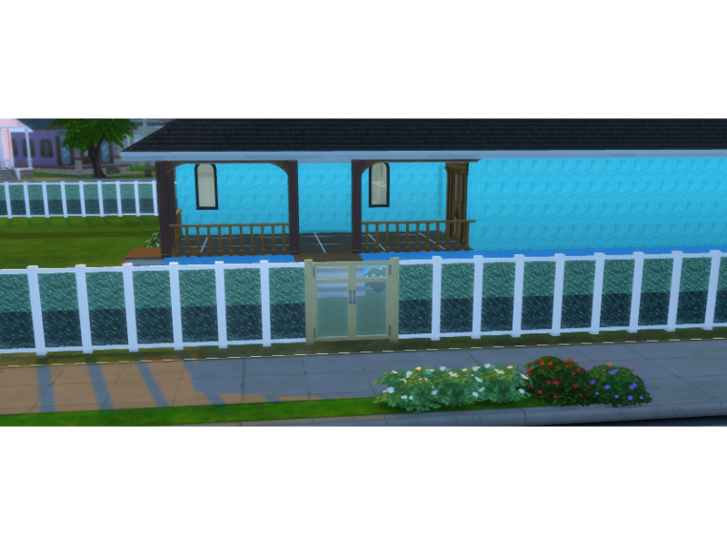 Sims Debug Fence The Sims Resource | Fence Plast ColorsDuoCK