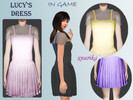 Sims 4 — LUCY'S DRESS - Inspired by Weki Meki Lucy's Picky Picky Era by nurbayka61 — K-pop outfits